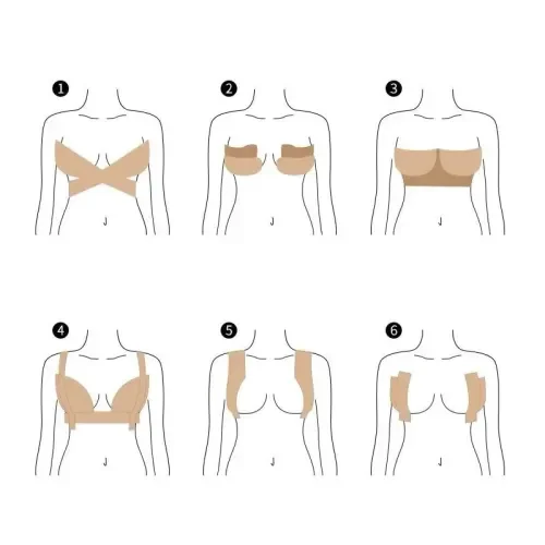 Göğüs Dikleştirme Bandı S Beden 2.5 Cm. Göğüs Dikleştirme Bandı S Beden 2.5 Cm.