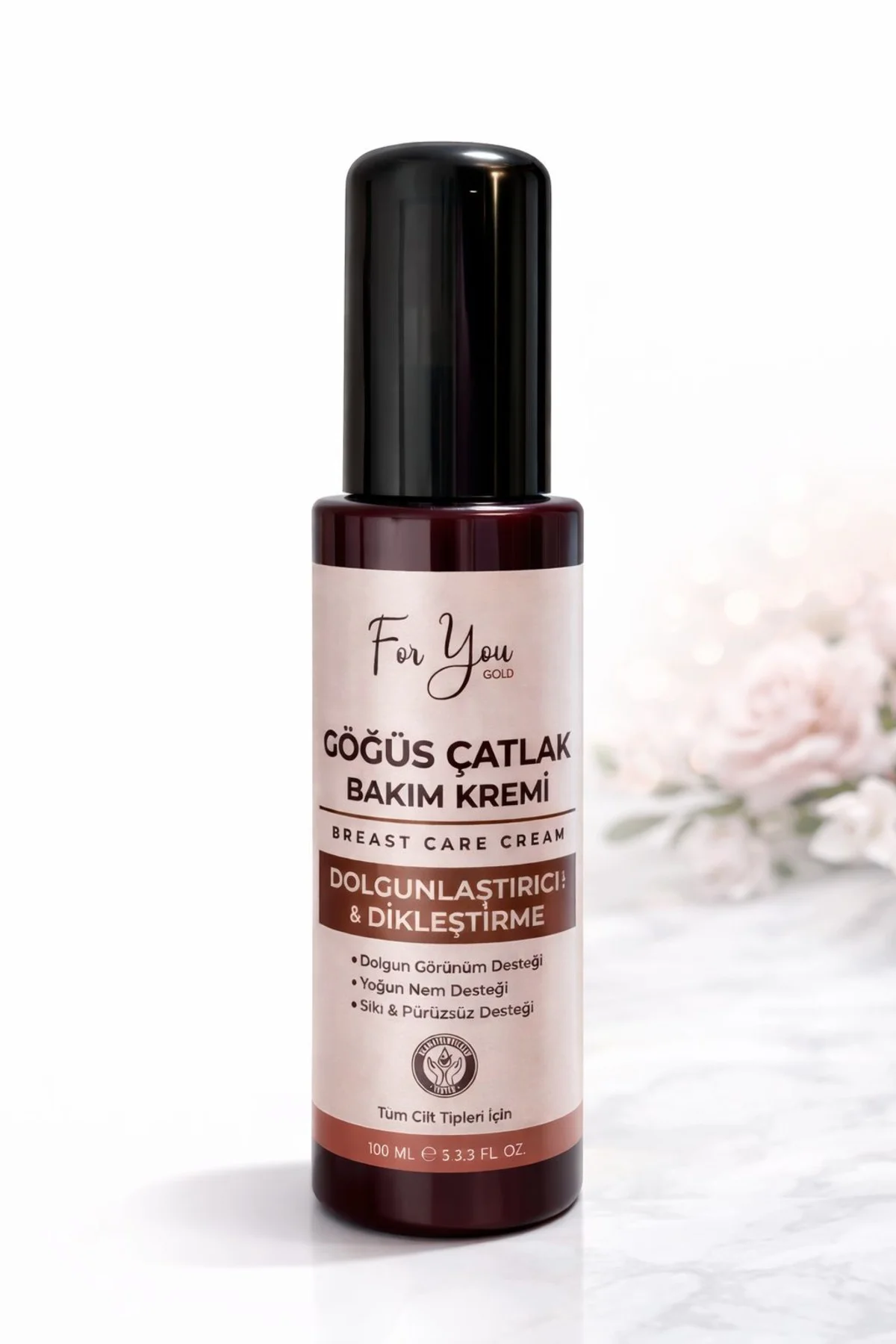 Göğüs Dolgunlaştırıcı Çatlak Bakım Kremi l Dikleştirici & Dolgun 