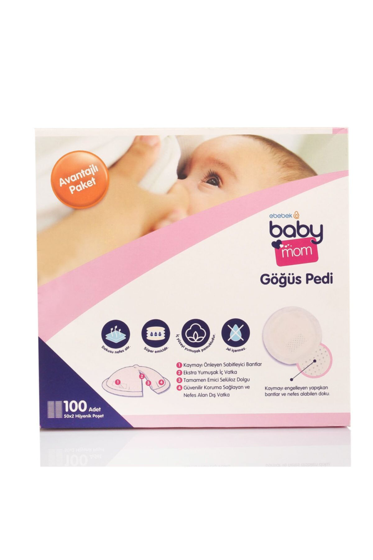 Baby&Mom Göğüs Pedi 100Lü