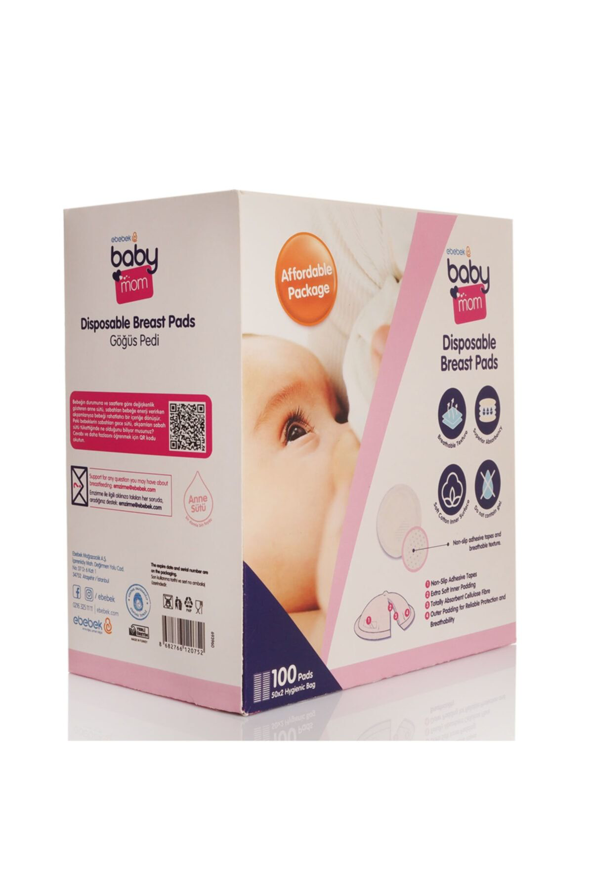 Baby&Mom Göğüs Pedi 100Lü