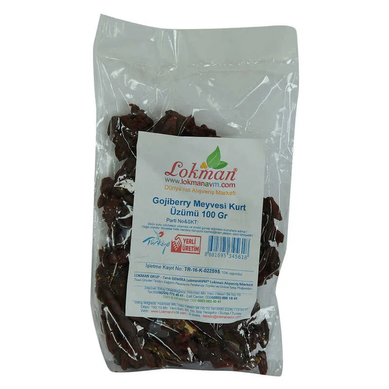 Gojiberry Kurt Üzümü - Doğal Süper Gıda, 100 Gr Fiyatı, Yorumları ve Özellikleri