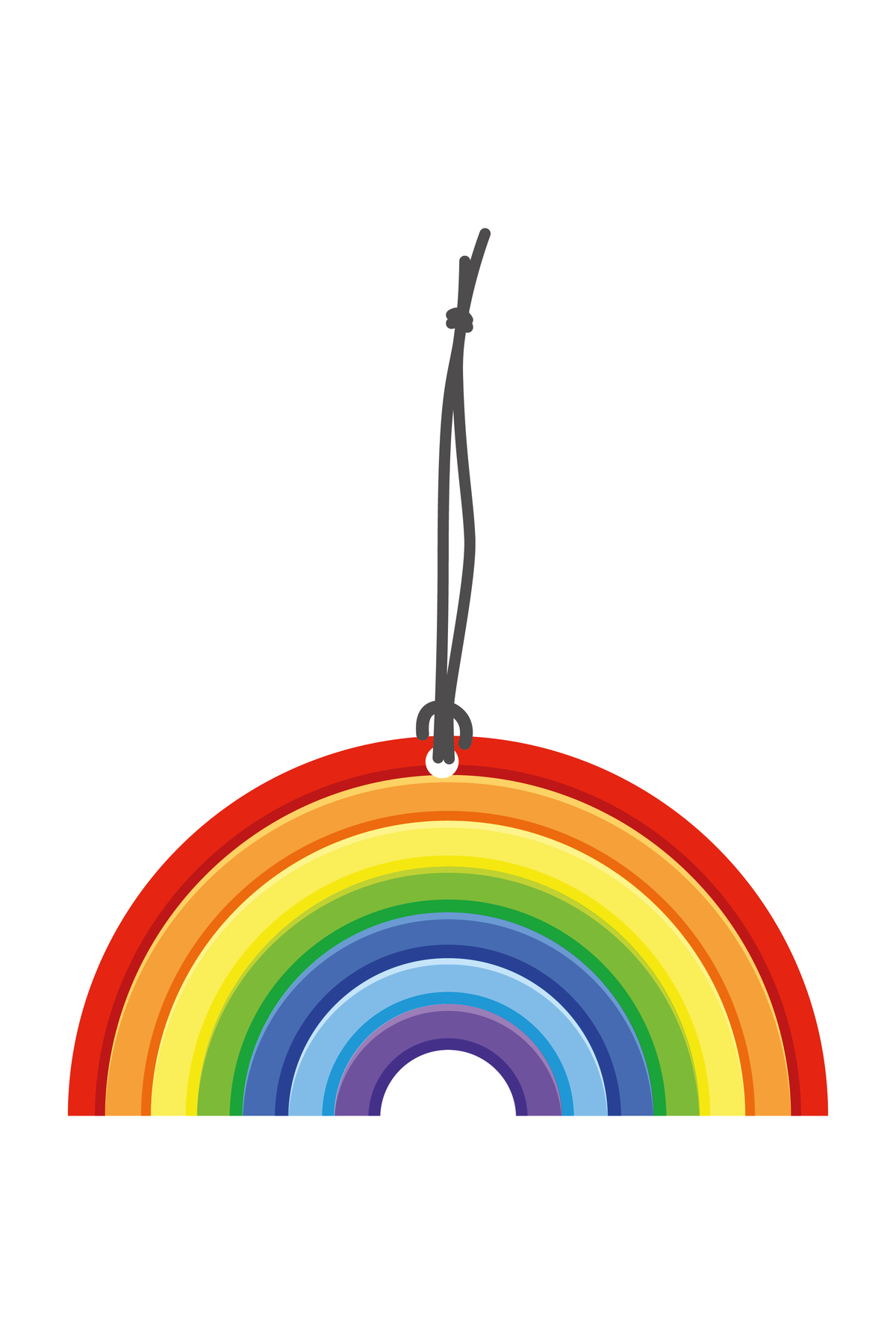 Gökkuşağı Görselli Oto Kokusu Dikiz Ayna Süsü Torpido Ve Oto Akse