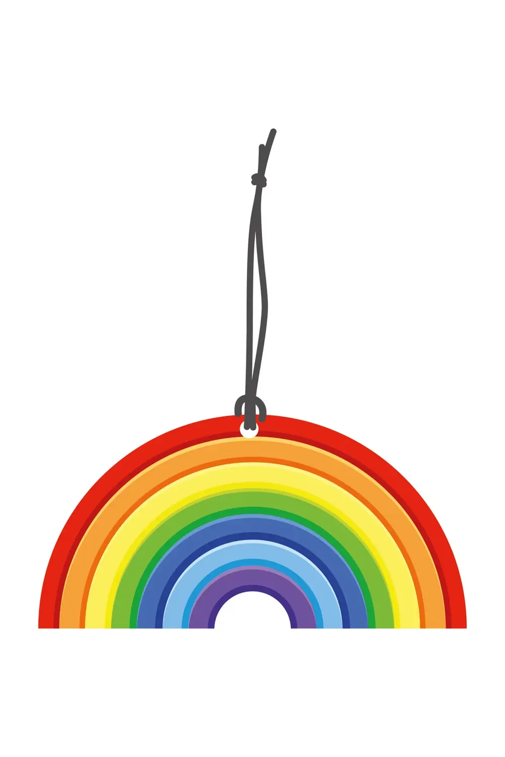 Gökkuşağı Görselli Oto Kokusu Dikiz Ayna Süsü Torpido Ve Oto Aks