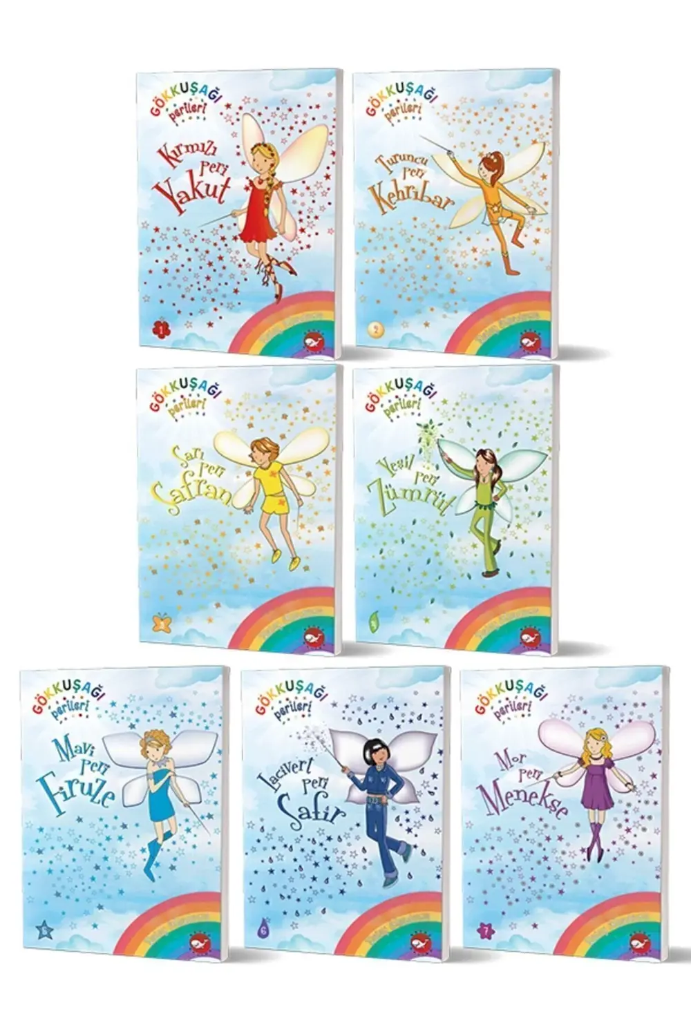 Gökkuşağı Perileri Seti - (7 KİTAP)