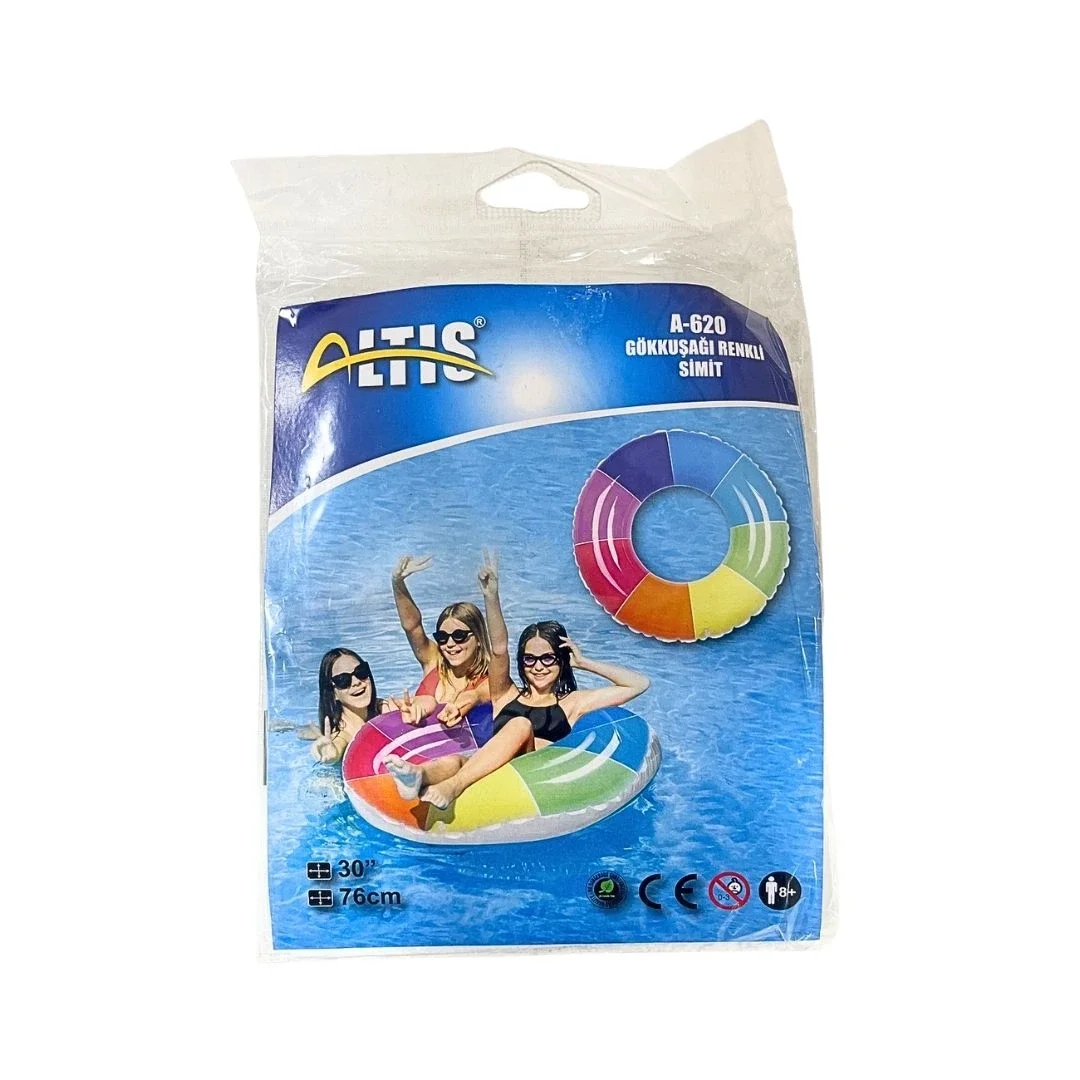 Gökkuşağı Renkli Simit 76 cm Fiyatı, Yorumları ve Özellikleri