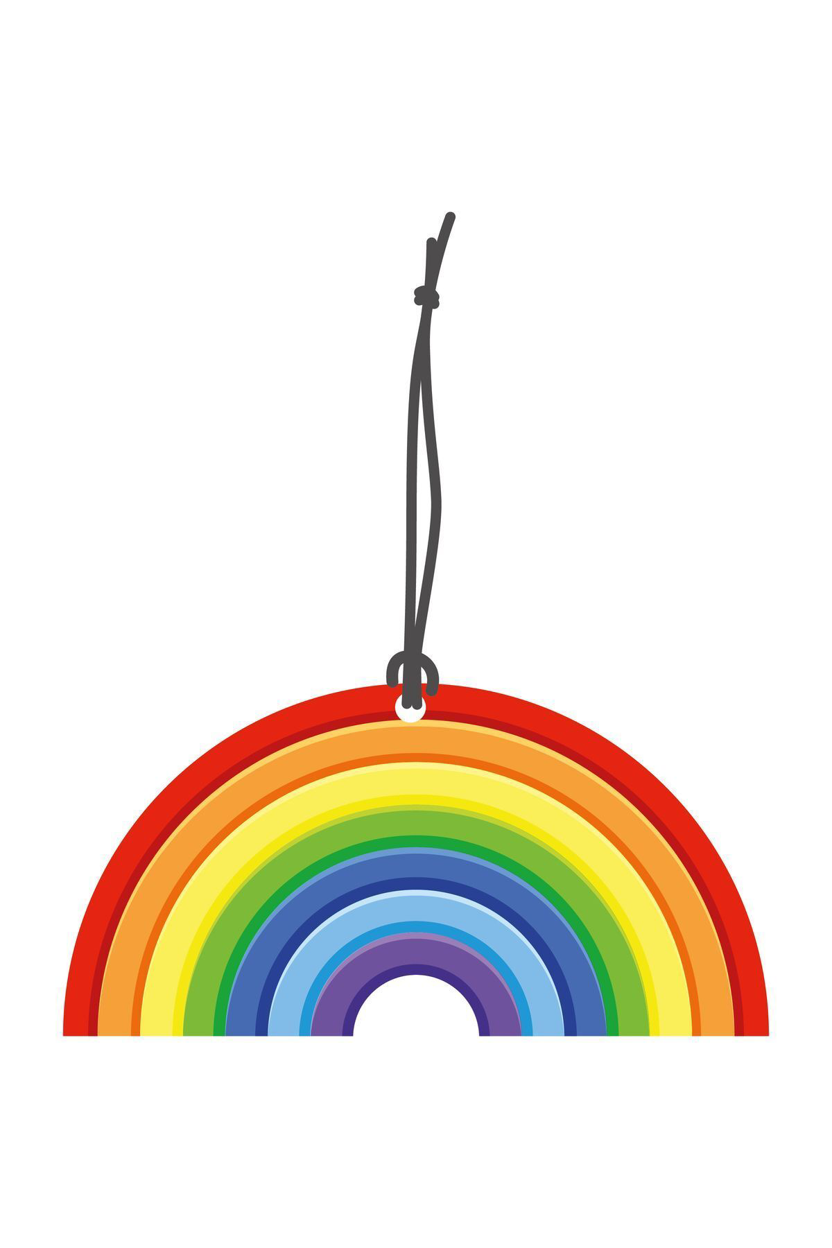 Bymeyla Gökkuşağı Tasarımlı Dekoratif Oto Kokusu Ve Aksesuarı