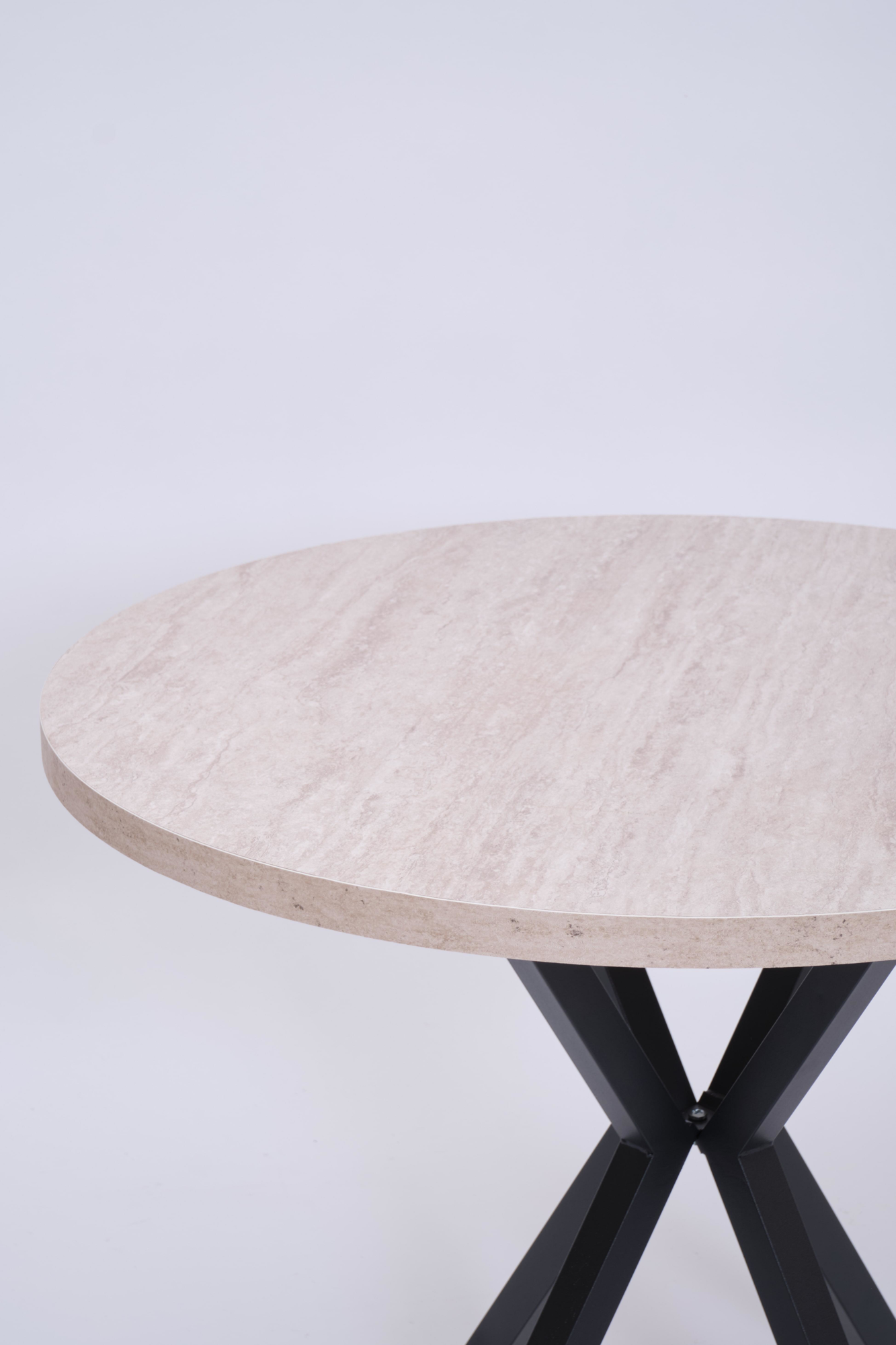 Göksu Yuvarlak Lak Panel Mutfak Masası 100cm Göksu Yuvarlak Lak Panel Mutfak Masası 100cm