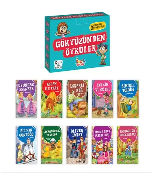 Gökyüzünden Öyküler - (10 Kitap+Soru Kitapçığı) Fiyatı, Yorumları ve Özellikleri