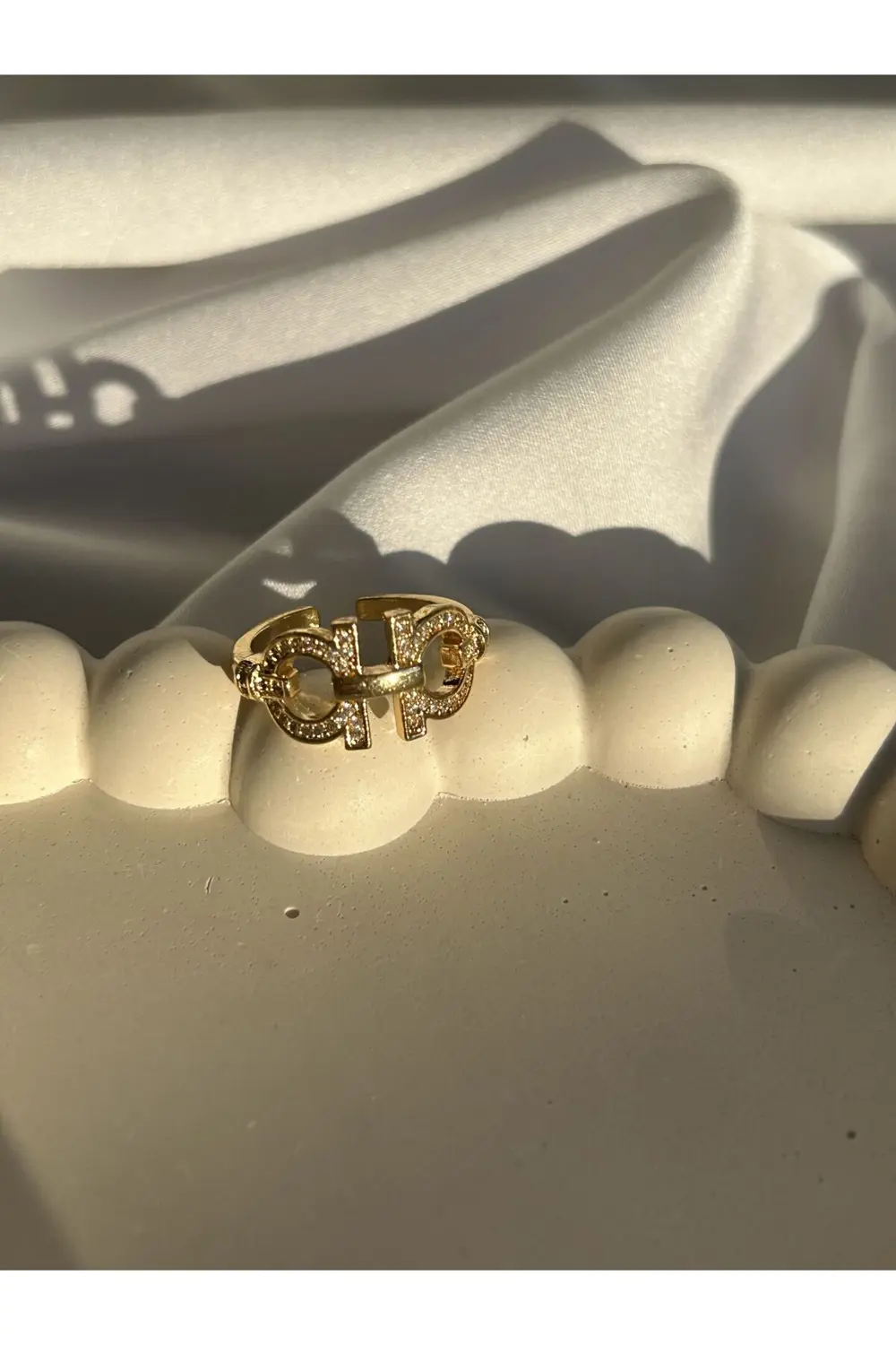 Atelier Emine Gold A Tasarım Yüzük