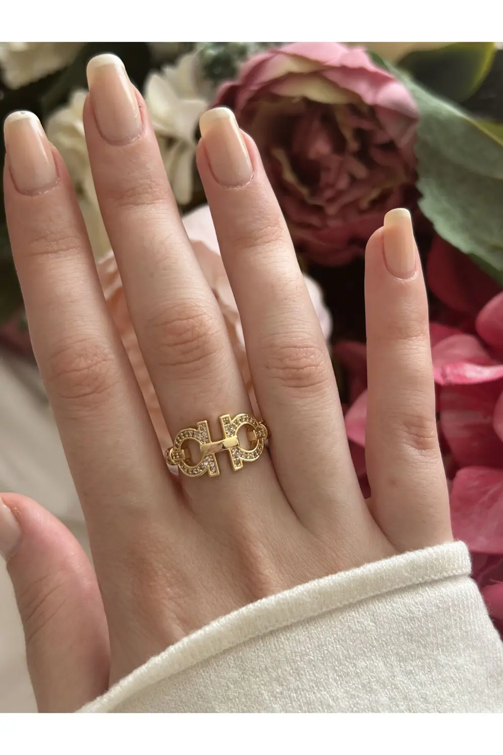 Atelier Emine Gold A Tasarım Yüzük