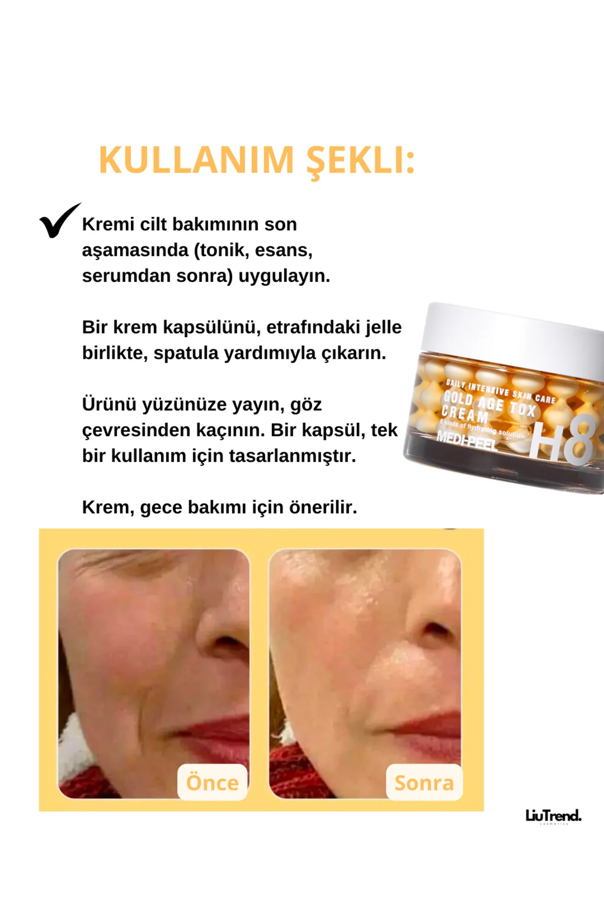 Gold Age Tox Cream 50 ml Cilde Parlaklık veren Altın Kapsül Krem