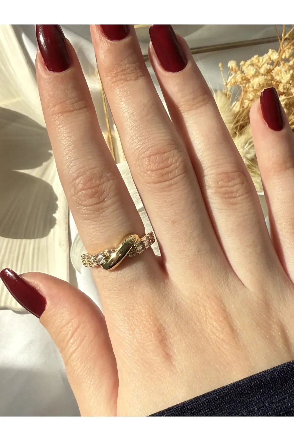 Atelier Emine Gold Burgu Yüzük