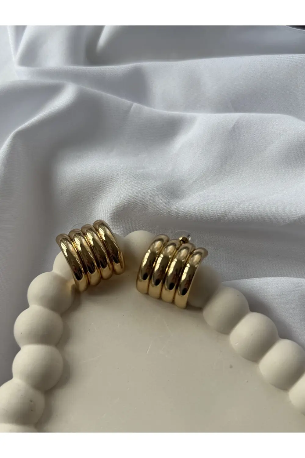 Atelier Emine Gold Çoklu Görünüm Küpe