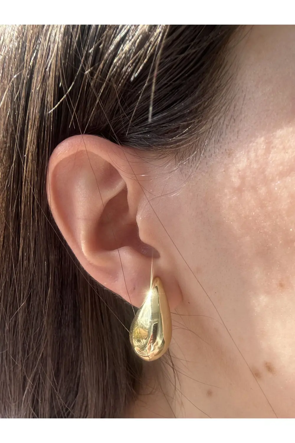 Atelier Emine Gold Damla Küpe