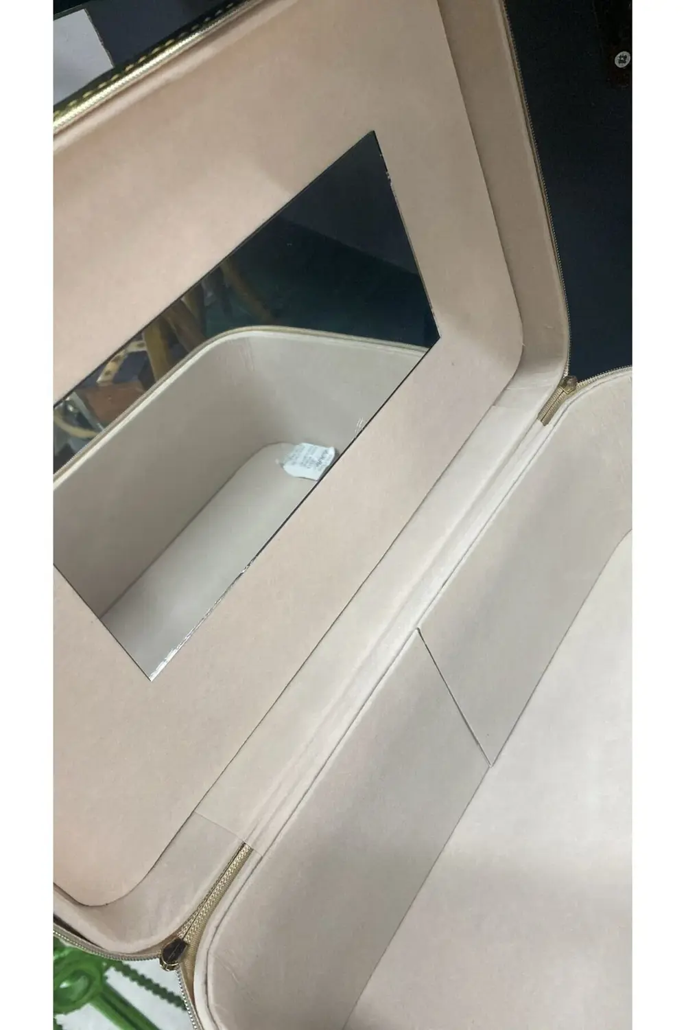 Gold Dikdörtgen Deri Kutu 30.5*20*12 cm