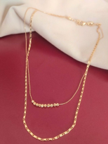 GOLD DORİKA İKİLİ ÇOKLU KOMBİN KOLYE-KOL158 GOLD DORİKA İKİLİ ÇOKLU KOMBİN KOLYE-KOL158