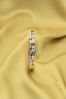 GOLD HAMUR ŞAMBALA ZİRKON TAŞ NAZAR BONCUĞU VE LALE DETAY KELEPÇE