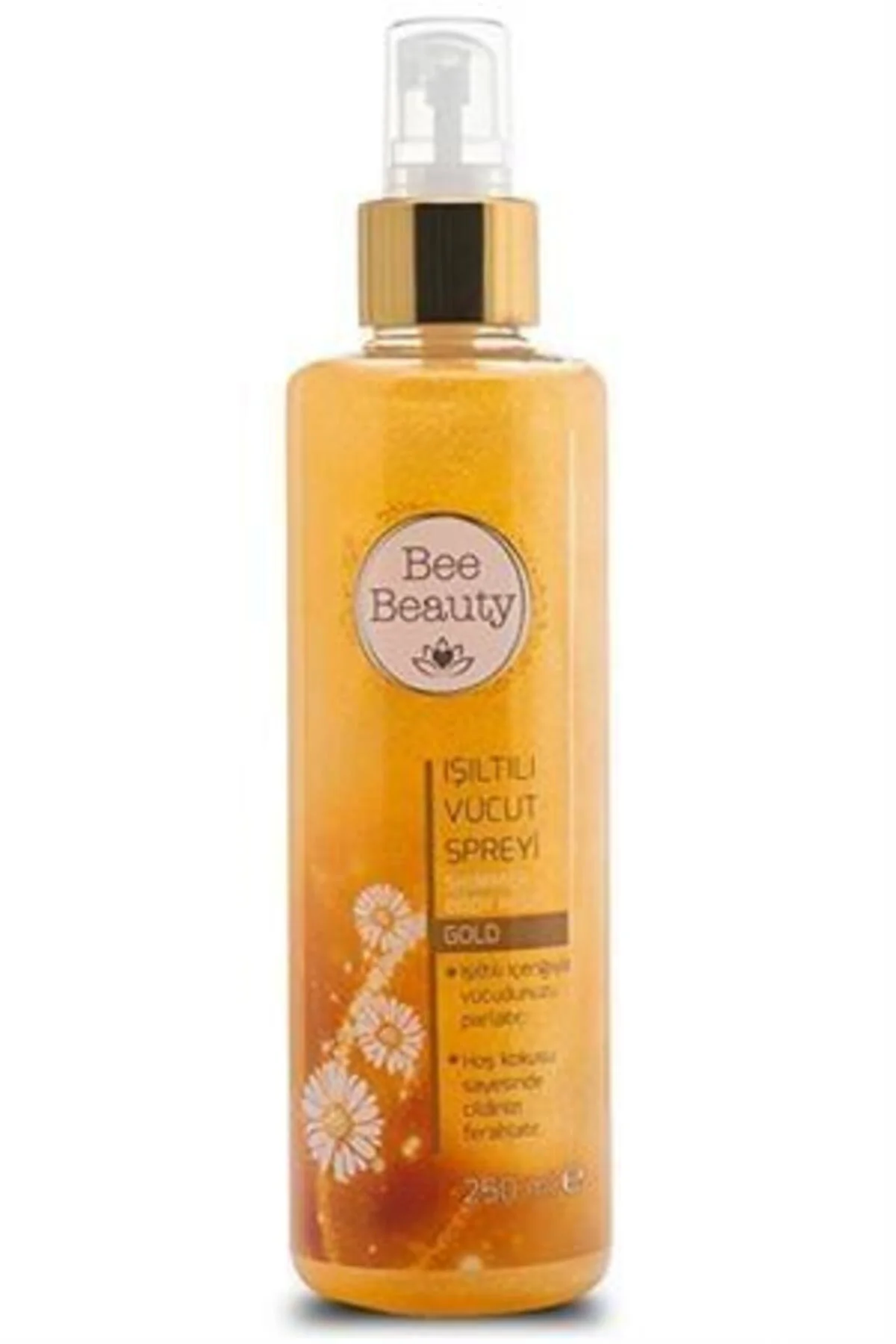 Gold Işıltılı Vücut Spreyi 250 ml