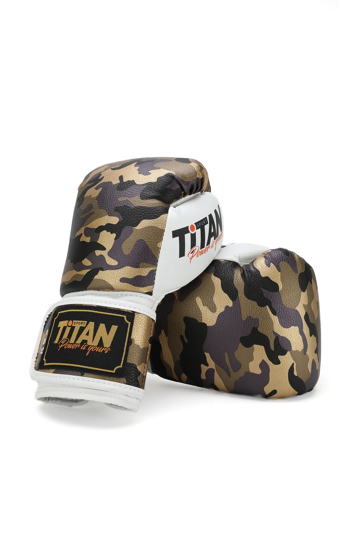 Titan Sport Gold Kamuflaj Boks Eldiveni