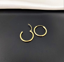 GOLD KAPLAMA 20 MM TAM KAPAMA HALKA KÜPE-00HK66