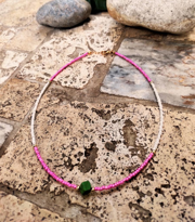 GOLD KAPLAMA ASORTİ DOĞALTAŞ PEMBE BONCUK KOLYE-KOL123 GOLD KAPLAMA ASORTİ DOĞALTAŞ PEMBE BONCUK KOLYE-KOL123