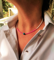 GOLD KAPLAMA ASORTİ DOĞALTAŞ PEMBE BONCUK KOLYE-KOL123 GOLD KAPLAMA ASORTİ DOĞALTAŞ PEMBE BONCUK KOLYE-KOL123
