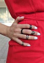 GOLD KAPLAMA AYARLANABİLİR EKLEM YÜZÜĞÜ 5 ADET-YÜZÜK2