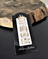 GOLD KAPLAMA AYARLANABİLİR EKLEM YÜZÜĞÜ 5 ADET-YÜZÜK2