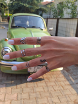 GOLD KAPLAMA AYARLANABİLİR EKLEM YÜZÜĞÜ 5 ADET-YÜZÜK2