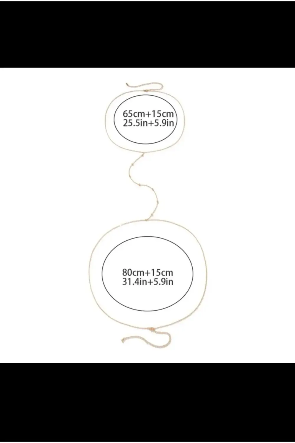 gold kaplama dorika kararmaz vucut bel zinciri vücut aksesuarı