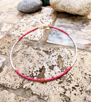 GOLD KAPLAMA PEMBE KUVARS TAŞI DETAY PEMBE-BEYAZ BONCUK KOLYE-KOL GOLD KAPLAMA PEMBE KUVARS TAŞI DETAY PEMBE-BEYAZ BONCUK KOLYE-KOL