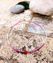 Tükkan Accessories Gold Kaplama Turuncu Taş Detay Pembe-Beyaz Boncuk Kolye-0Kol96 Tükkan Accessories Gold Kaplama Turuncu Taş Detay Pembe-Beyaz Boncuk Kolye-0Kol96