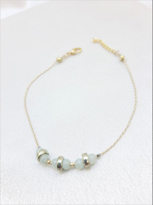 GOLD KAPLAMA UÇUK PEMBE BONCUK HALHAL-HALHAL9