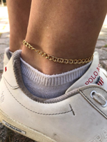 GOLD KAPLAMA ZİNCİR HALHAL-HALHAL86 GOLD KAPLAMA ZİNCİR HALHAL-HALHAL86