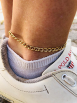 GOLD KAPLAMA ZİNCİR HALHAL-HALHAL86 GOLD KAPLAMA ZİNCİR HALHAL-HALHAL86