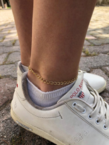 GOLD KAPLAMA ZİNCİR HALHAL-HALHAL86 GOLD KAPLAMA ZİNCİR HALHAL-HALHAL86