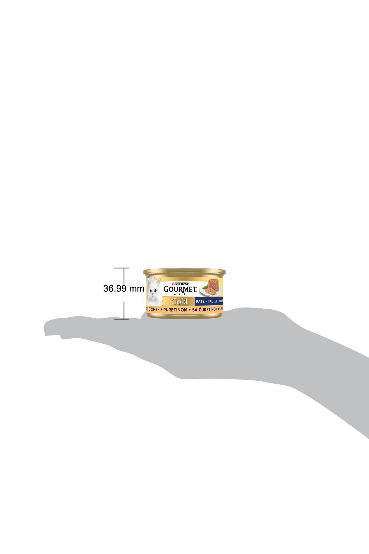 Gourmet Gold Kiyilmiş Hindili Kedi Konservesi 85 G