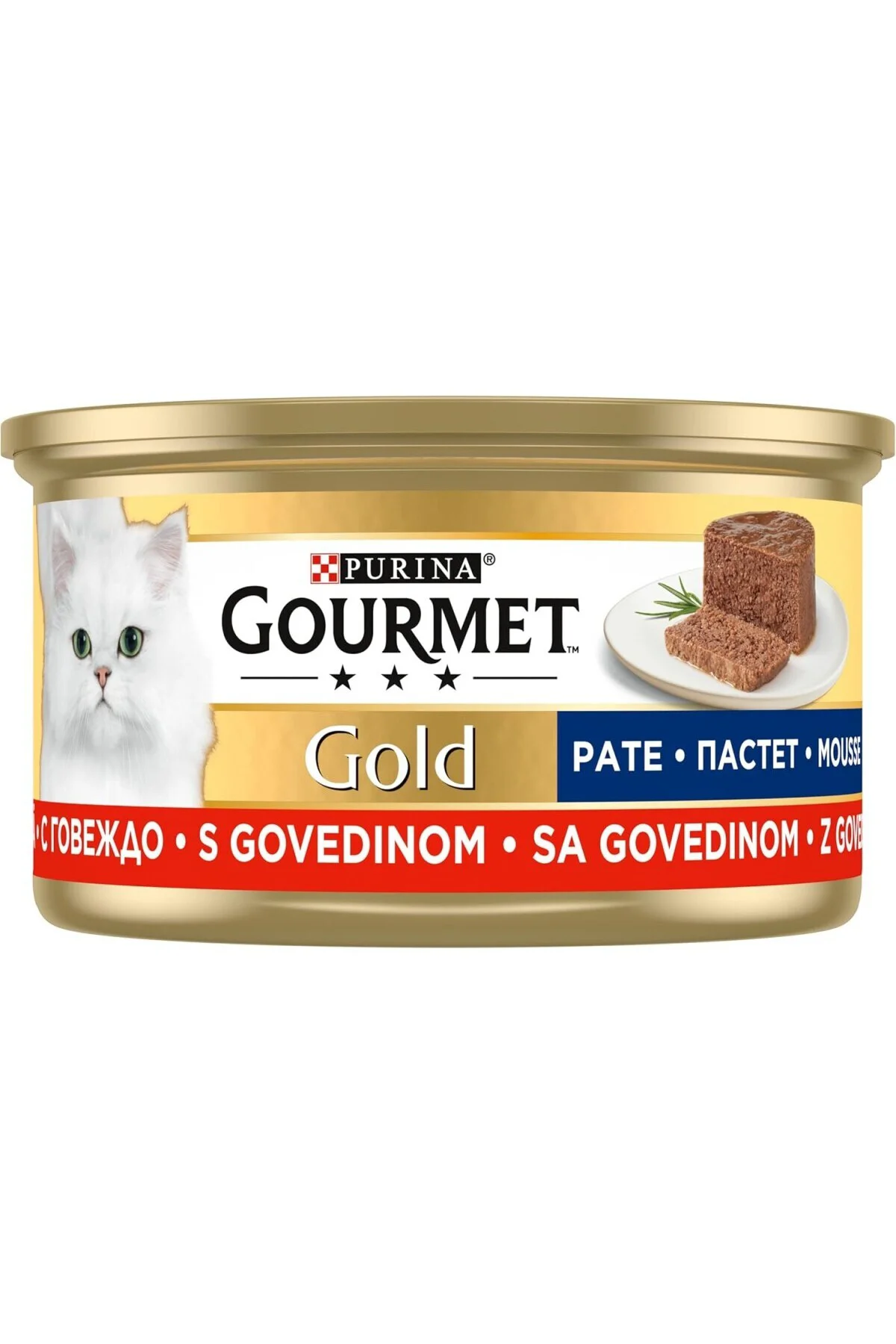 Gold Kıyılmış Sığır Etli Yaş Kedi Maması, Yetişkin, 85 g Gold Kıyılmış Sığır Etli Yaş Kedi Maması, Yetişkin, 85 g