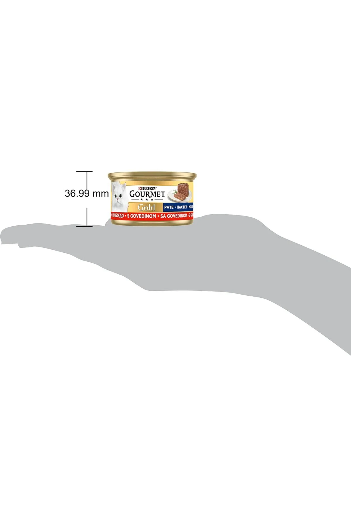 Gold Kıyılmış Sığır Etli Yaş Kedi Maması, Yetişkin, 85 g Gold Kıyılmış Sığır Etli Yaş Kedi Maması, Yetişkin, 85 g