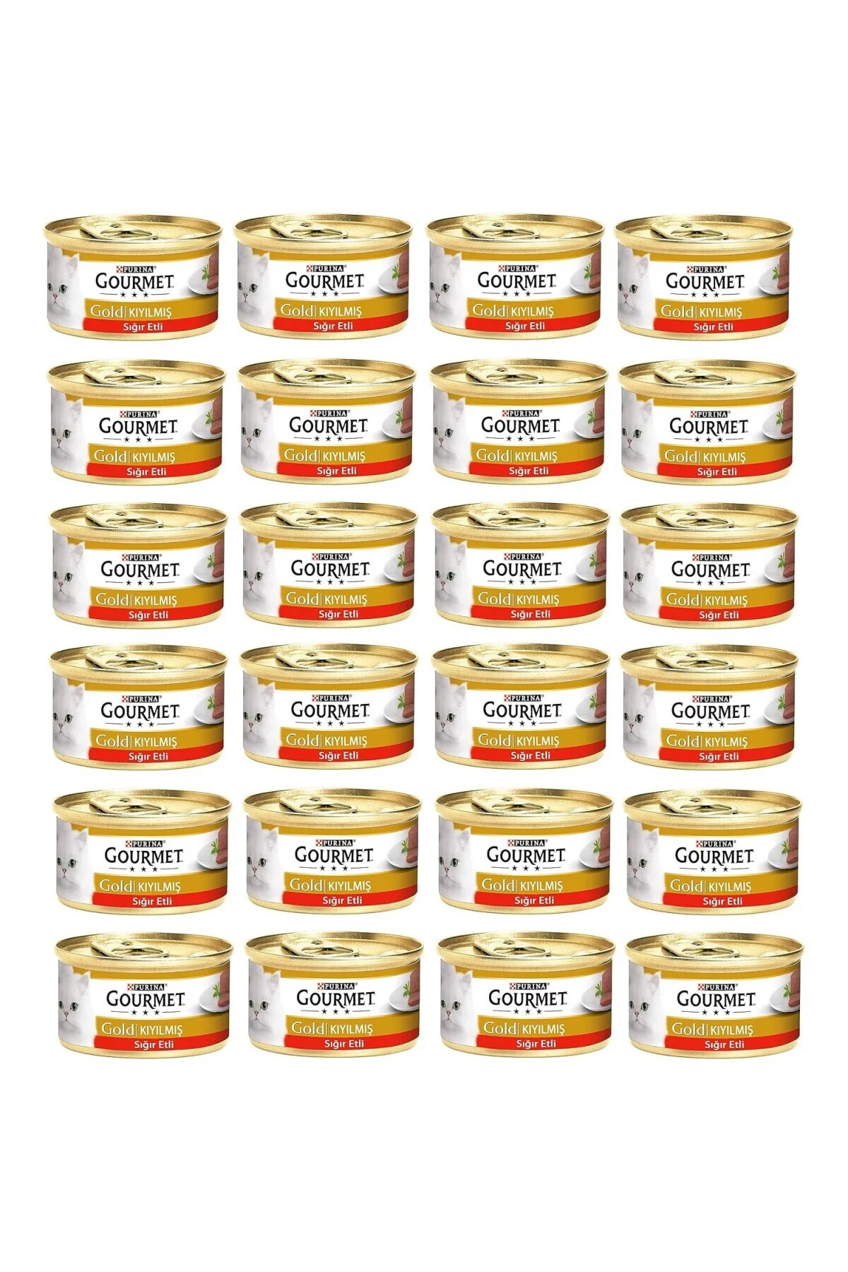 Gold Kıyılmış Sığır Etli Yaş Kedi Maması (24 x 85 gr) Gold Kıyılmış Sığır Etli Yaş Kedi Maması (24 x 85 gr)