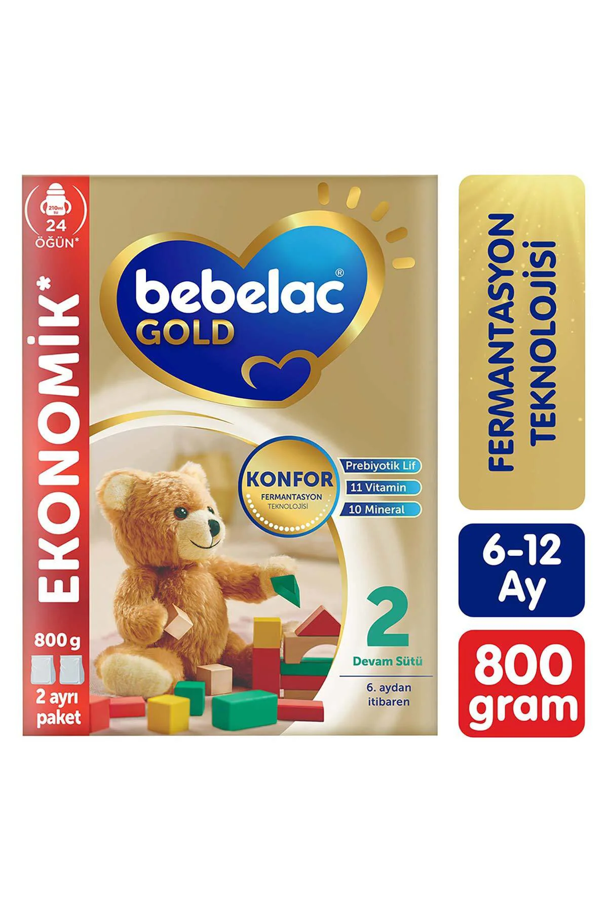 Gold 2 Devam Sütü 6-12 Ay 800 Gr