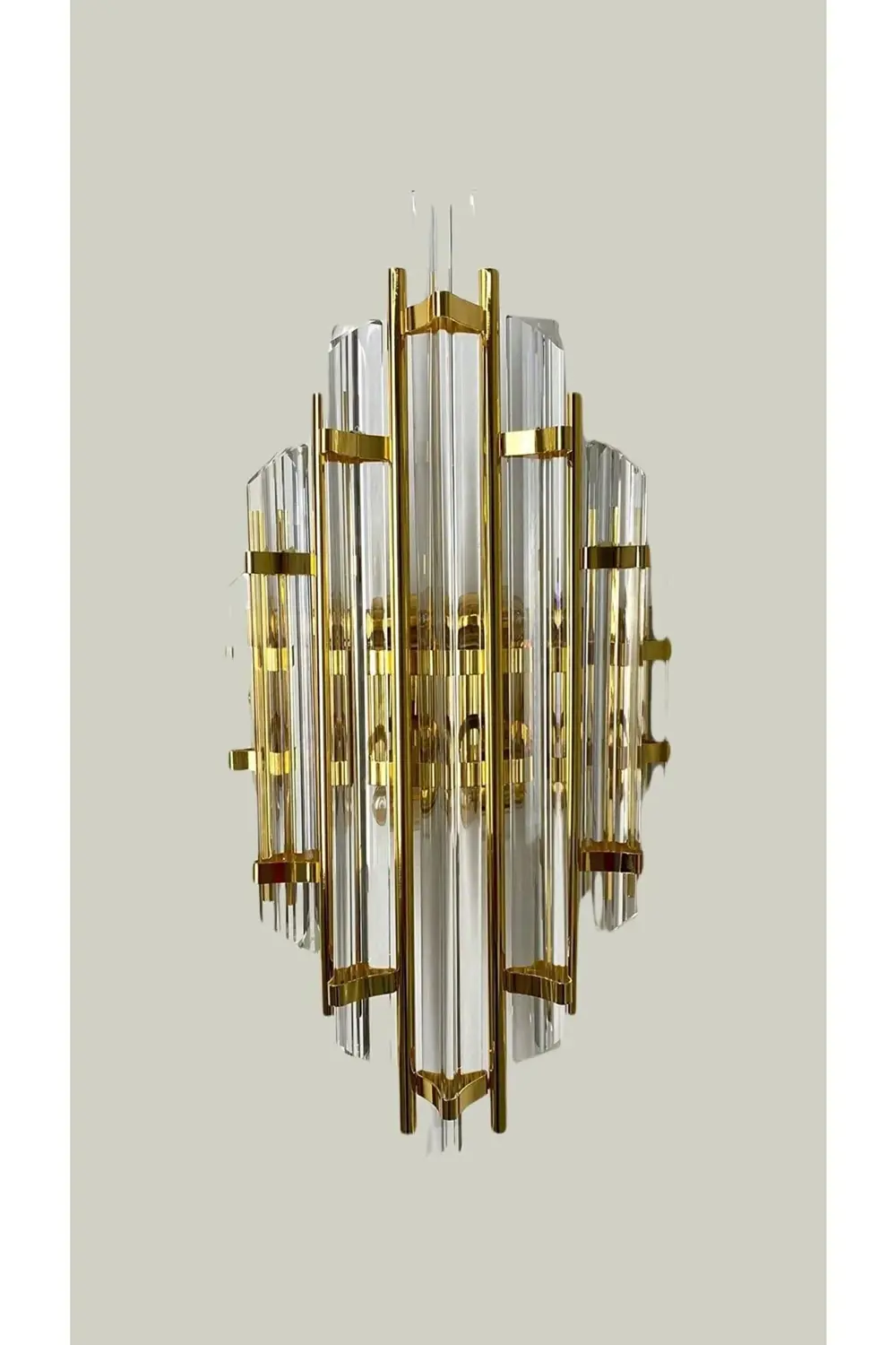 Gold Kristal Duvar Apliği