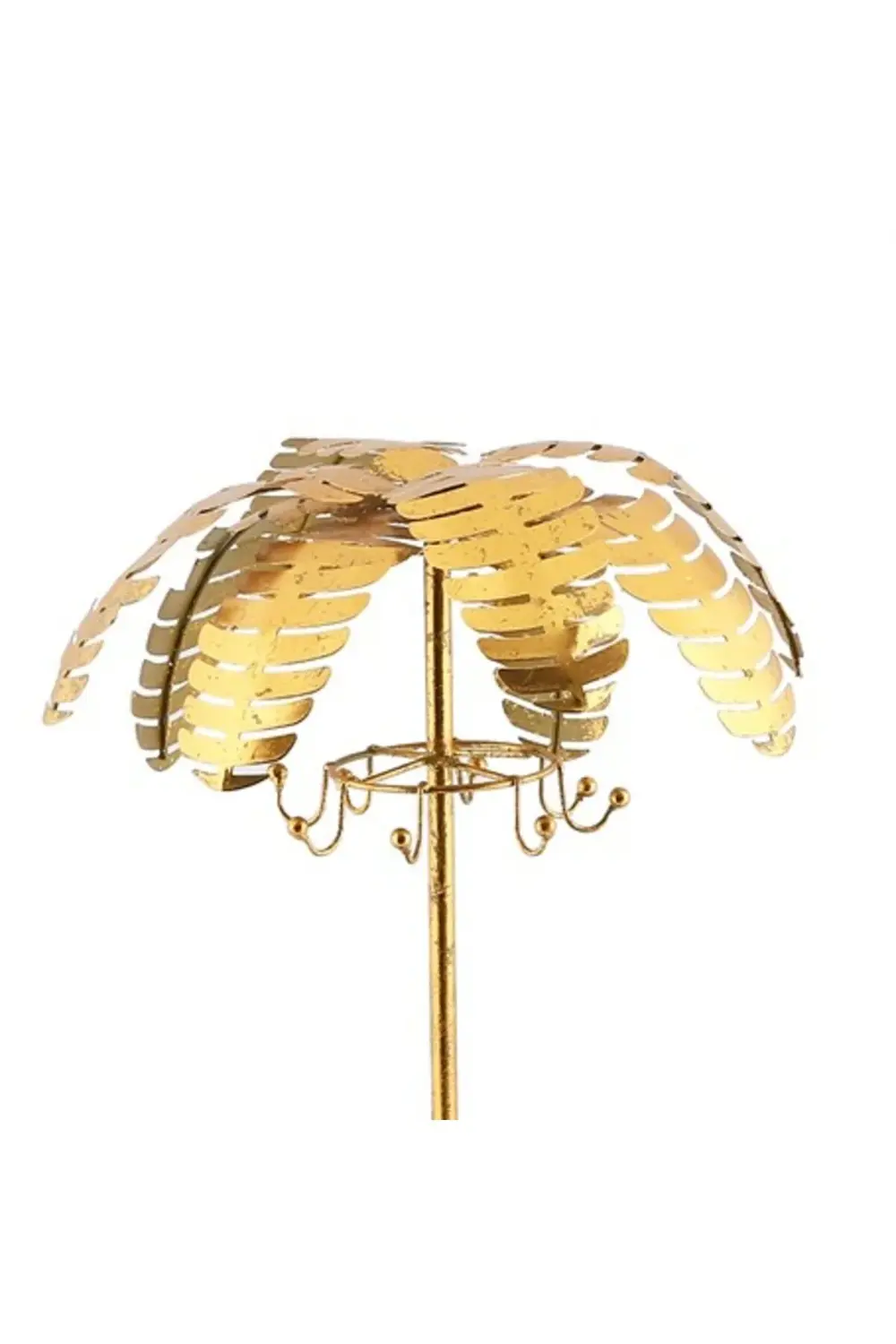 Gold Metal Dekoratif Palmiye Ağaçı 26x55 Cm Ak.df0078