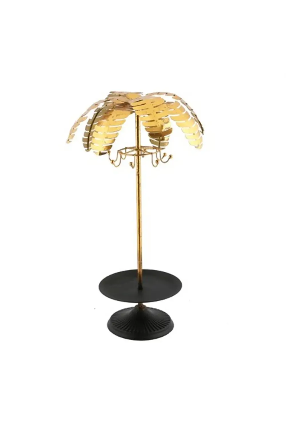 Gold Metal Dekoratif Palmiye Ağaçı 26x55 Cm Ak.df0078