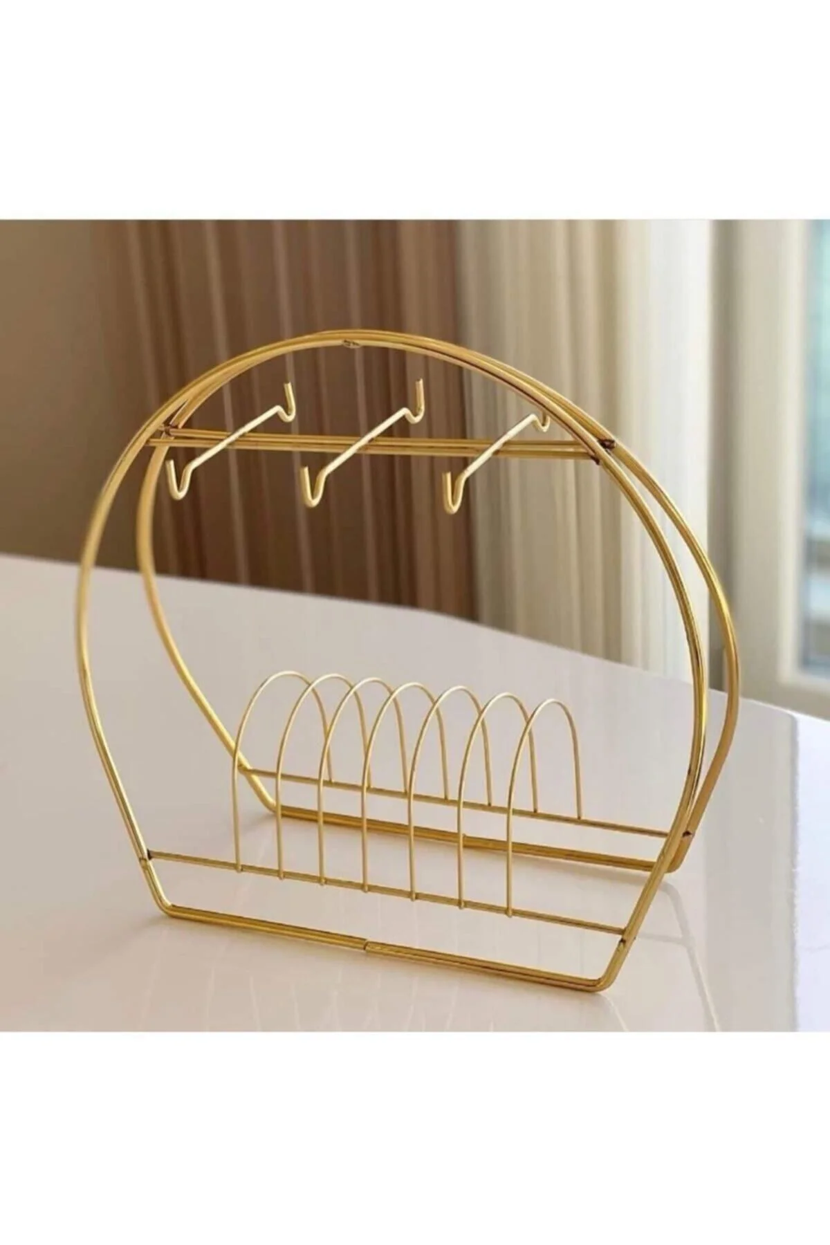 Gold Metal Kahve Fıncan Askı Aparatı