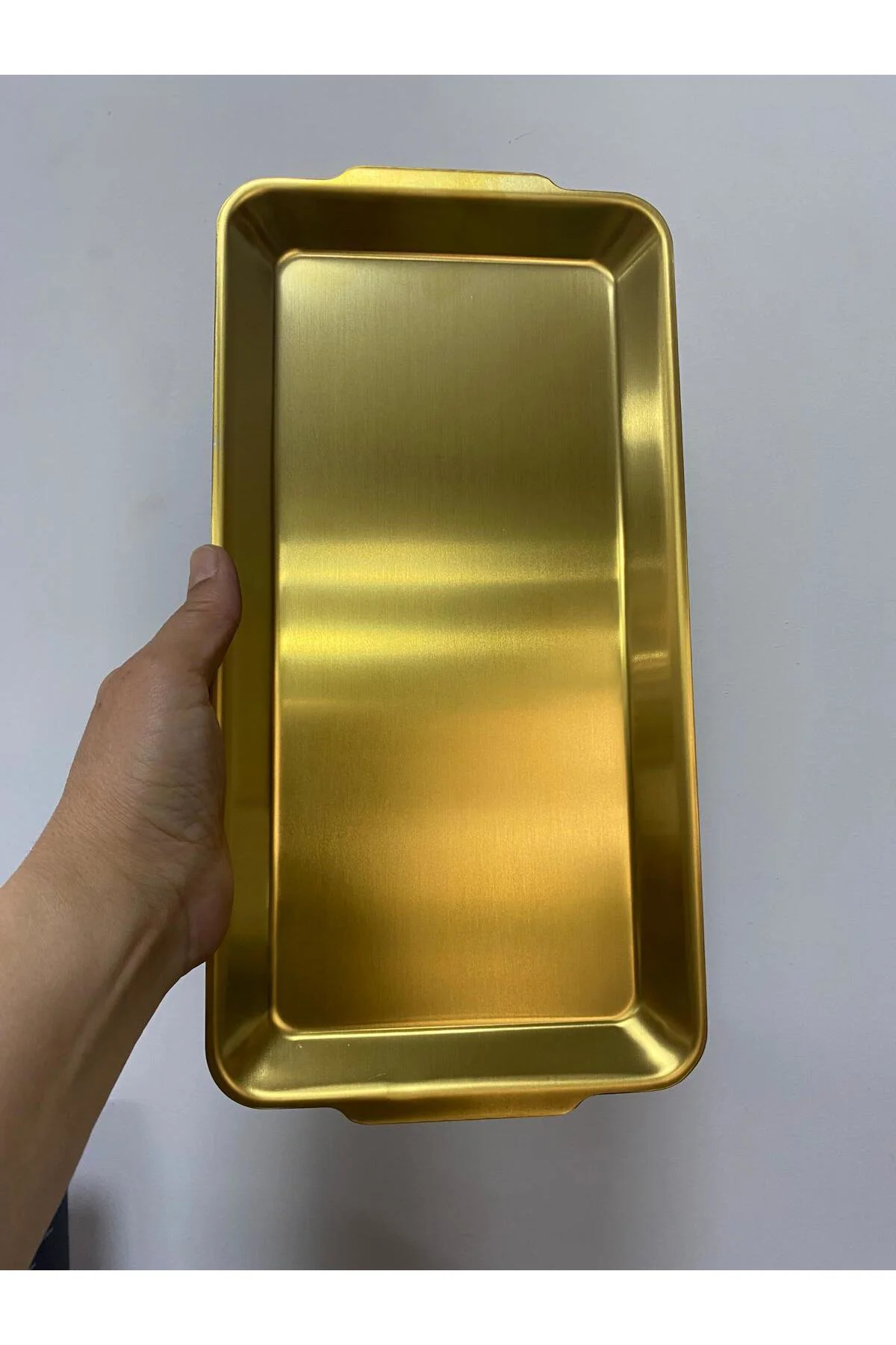 Gold Metal Sunum Tepsisi Kahve Sunum Orta Sunum Tabağı Fiyatı, Yorumları ve Özellikleri