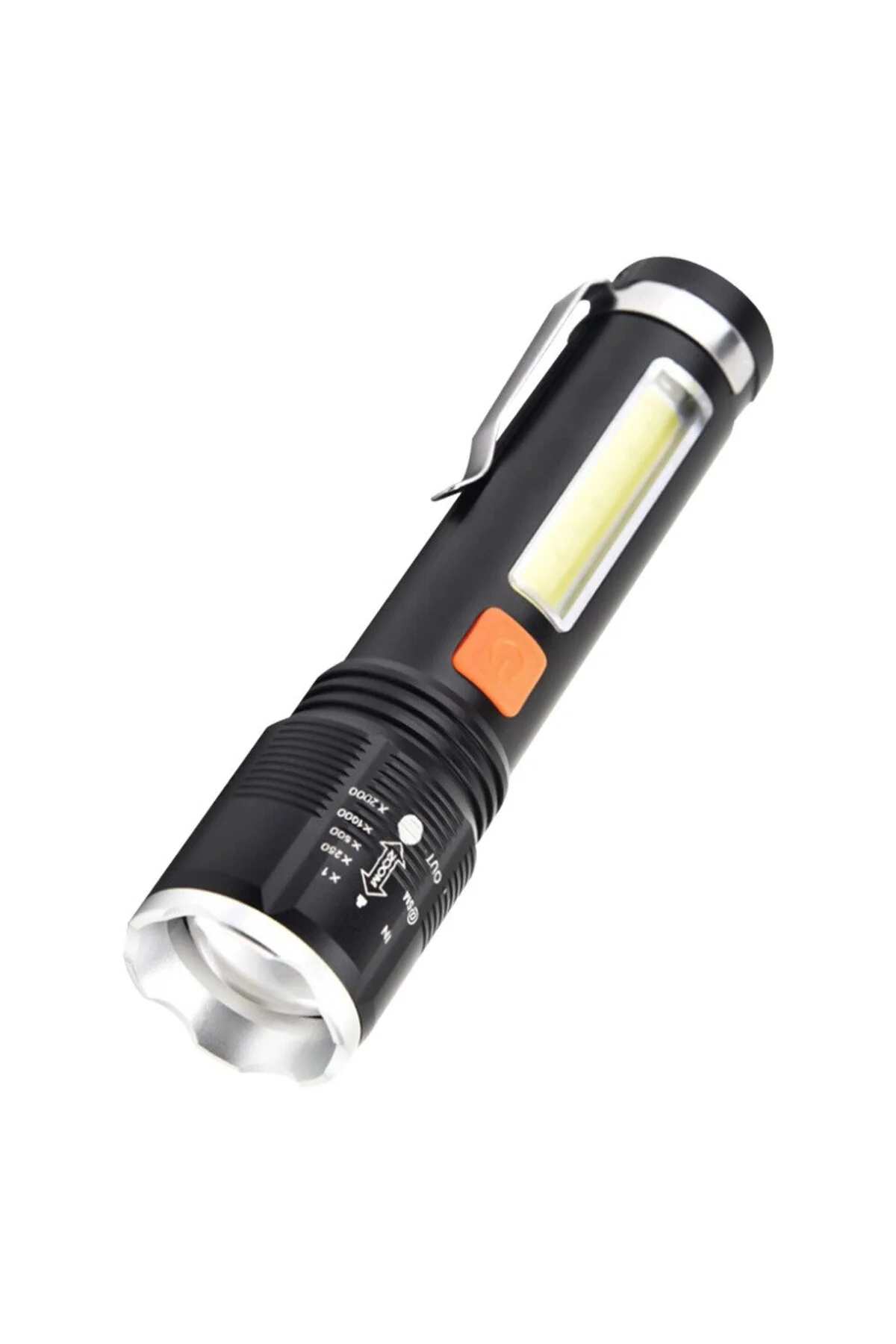 Gold Orion Km-102 4 Modlu Tip-c Şarjlı Zoomlu Taktikal El Feneri