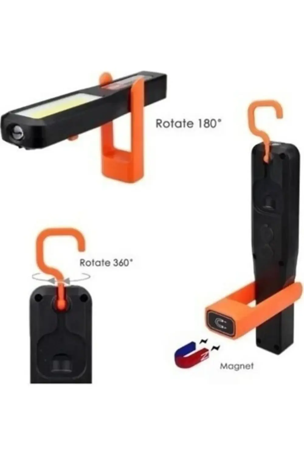 Gold Orion OR-998 Ayarlanabilir Mıknatıslı Şarjlı Lamba 10 Adet