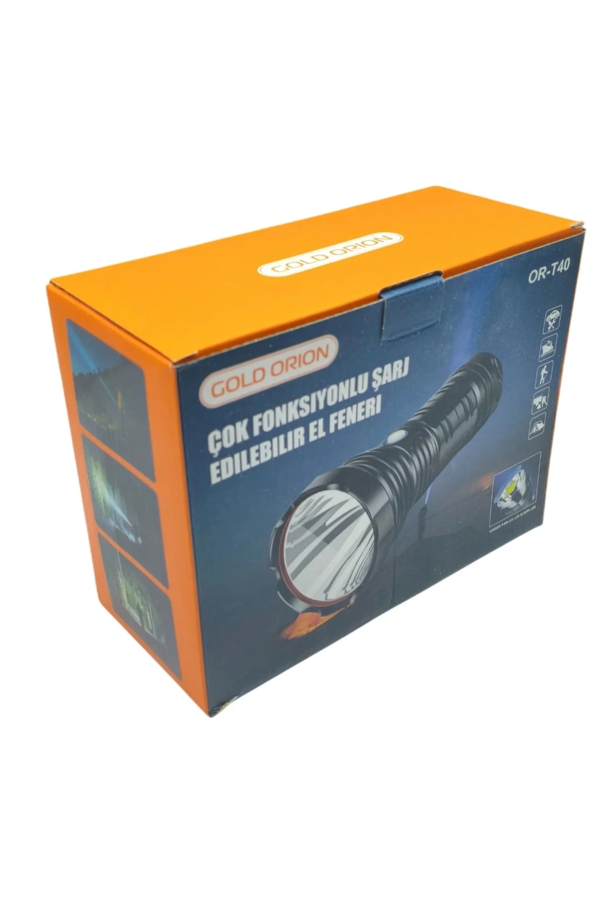 Gold Orion Or-T40 100W 5000 Lümen Led Şarjlı El Feneri