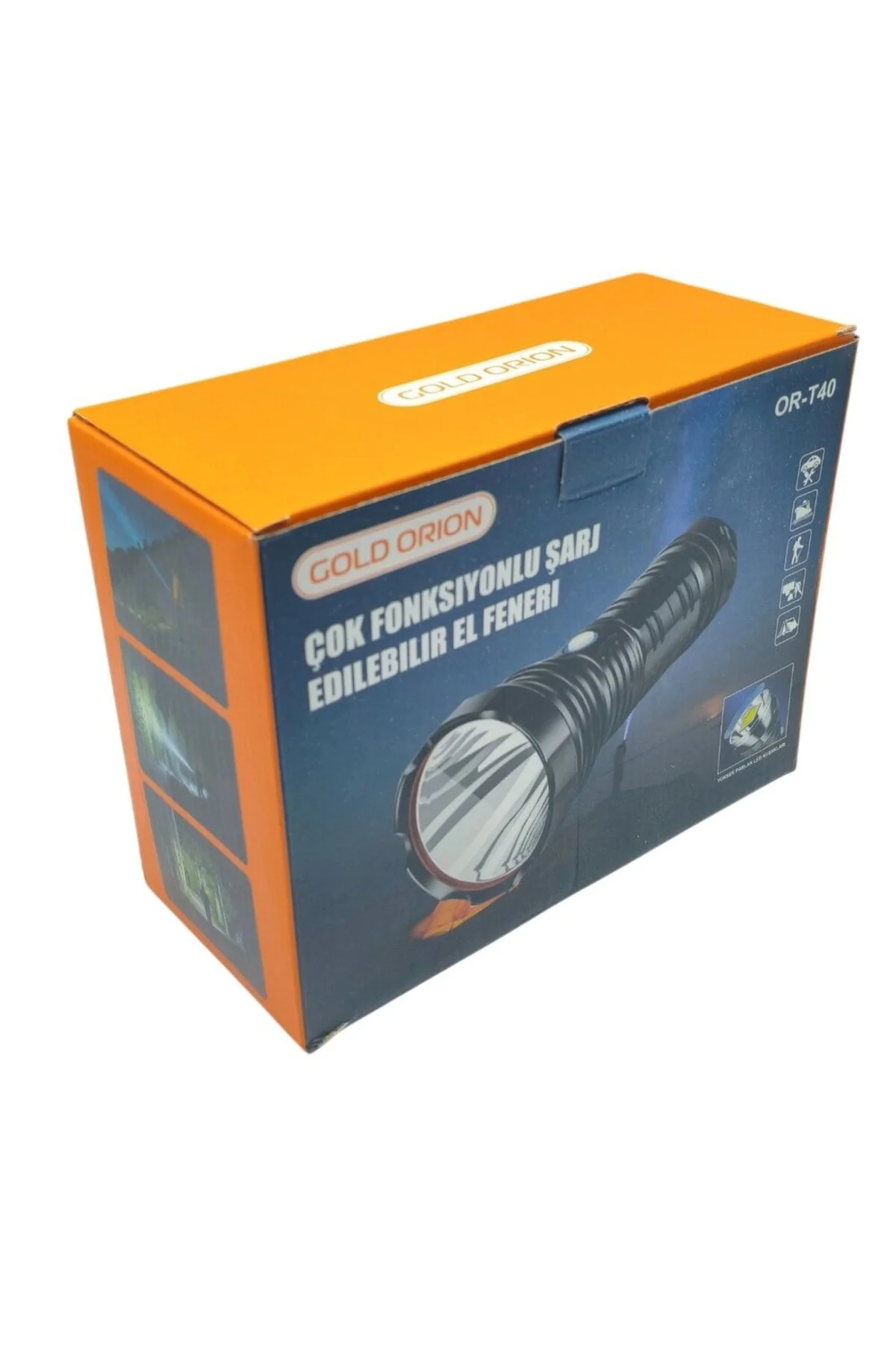 Gold Orion Or-t40 100w 5000 Lümen Led Şarjlı El Feneri